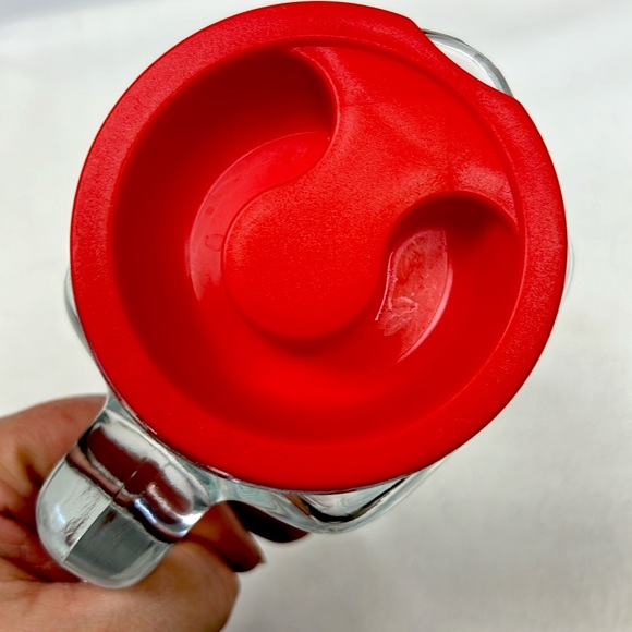 Vintage “ Covetro” clear glass art deco style pitcher made in Italy - Picture 6 of 6